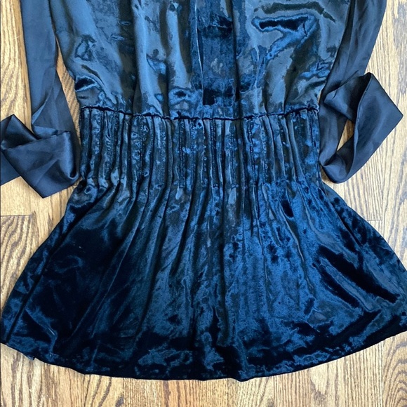 Beautiful black velvet Ramy Brook Lori dress, size S. Like new condition. - Picture 5 of 11